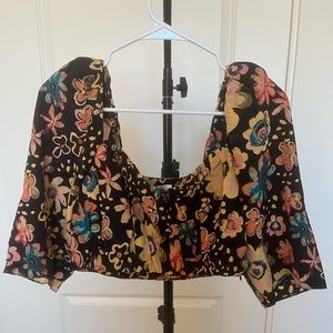 Floral Crop Top